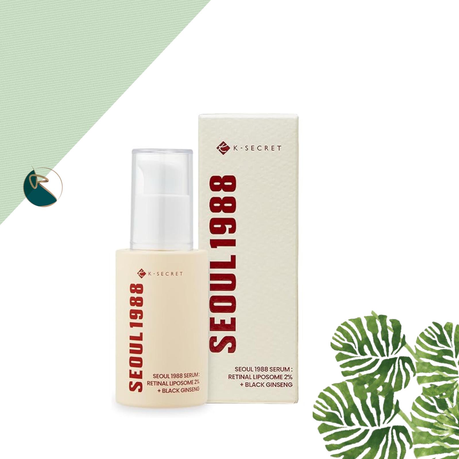 K-SECRET SEOUL 1988 Serum : Retinal Liposome 2% + Black Ginseng